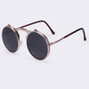 Vintage Steampunk Round Sunglasses