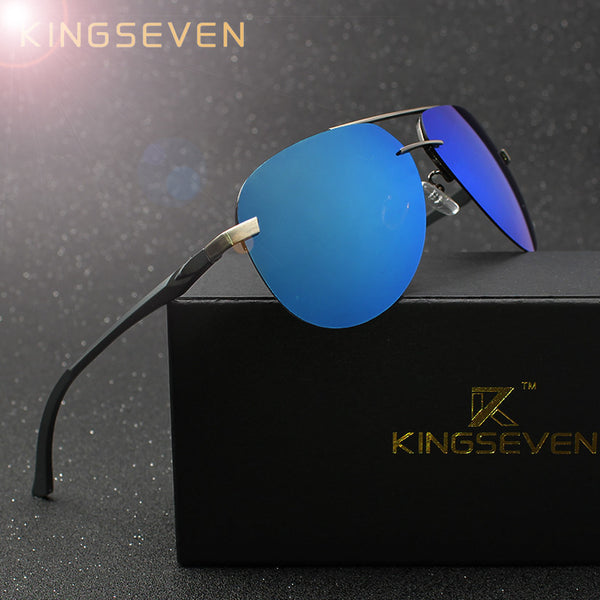 Aluminum Polarized Aviator Sunglasses For Men