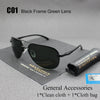 Aluminum Polarized Aviator Sunglasses For Men