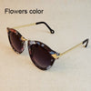 Arrow Style Metal Frame Round Sunglasses